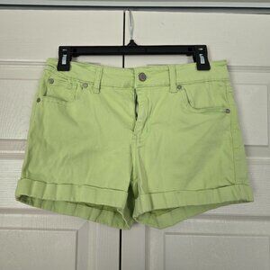 Celebrity Pink Light Green Junior's Shorts